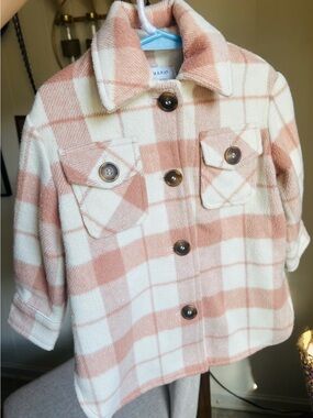 Primark Cream and Blush Kids Jacket Label Detail